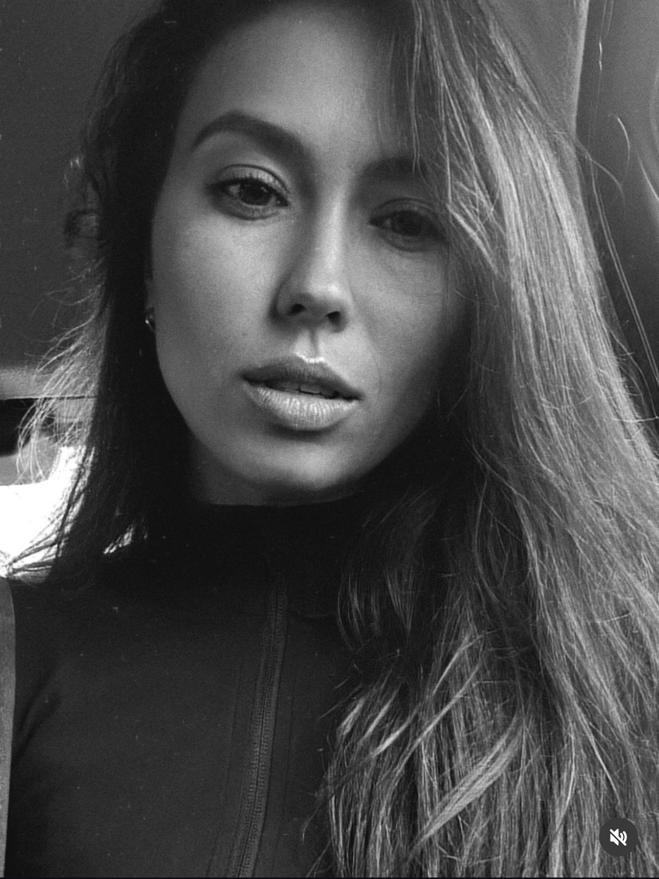 Black-and-white portrait of Natalia Orlova